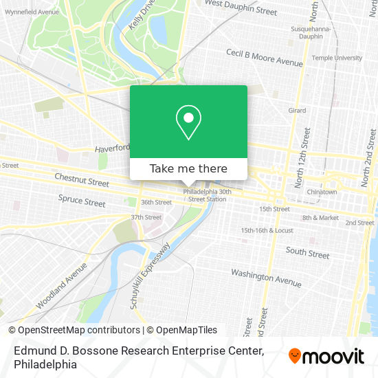 Mapa de Edmund D. Bossone Research Enterprise Center