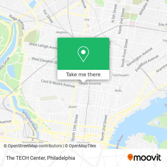 The TECH Center map