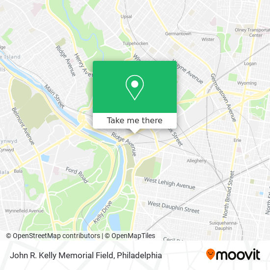 Mapa de John R. Kelly Memorial Field