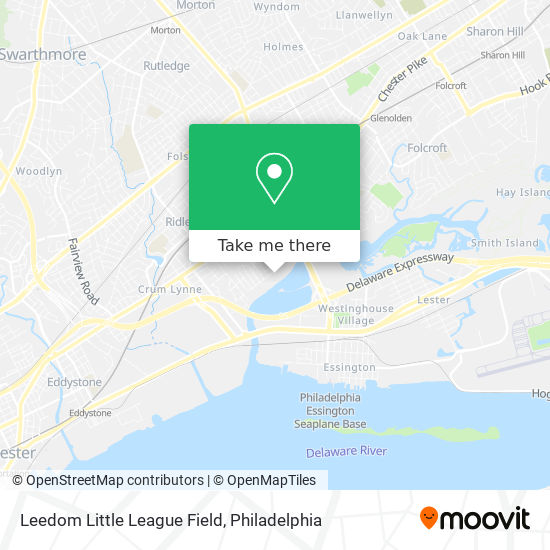 Leedom Little League Field map
