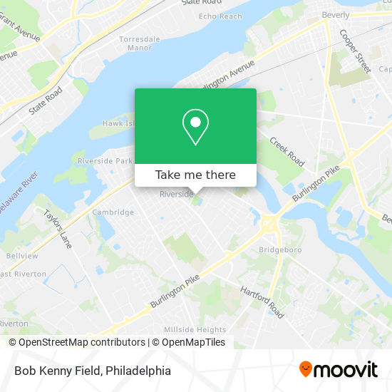 Mapa de Bob Kenny Field