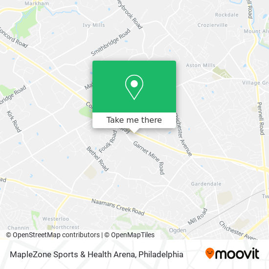 MapleZone Sports & Health Arena map