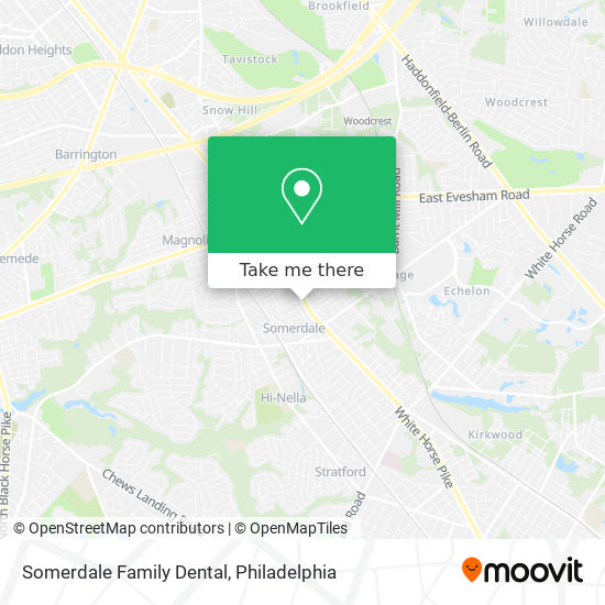 Somerdale Family Dental map