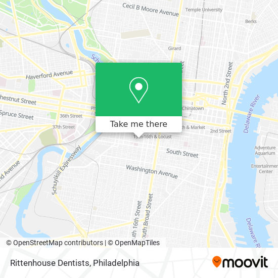 Mapa de Rittenhouse Dentists