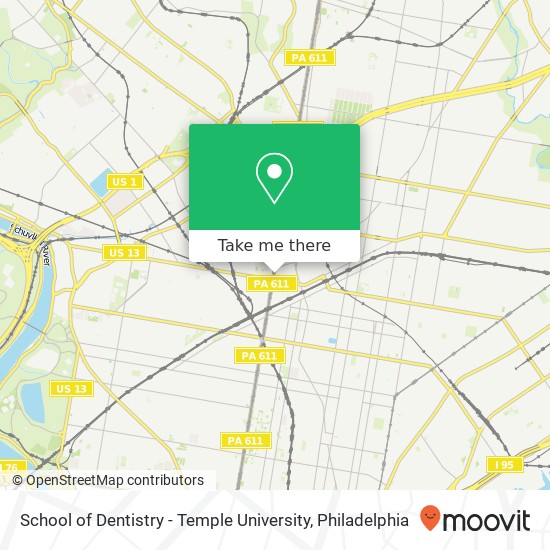 School of Dentistry - Temple University map