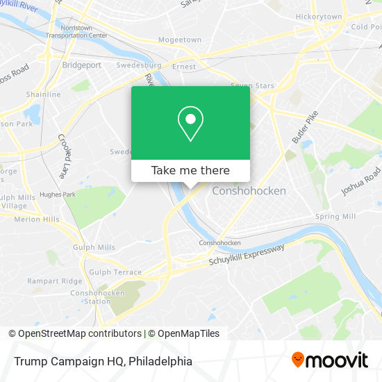 Trump Campaign HQ map
