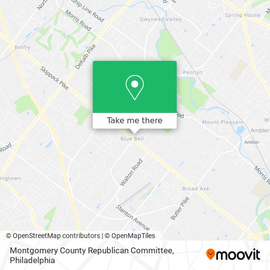 Mapa de Montgomery County Republican Committee
