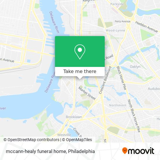 Mapa de mccann-healy funeral home