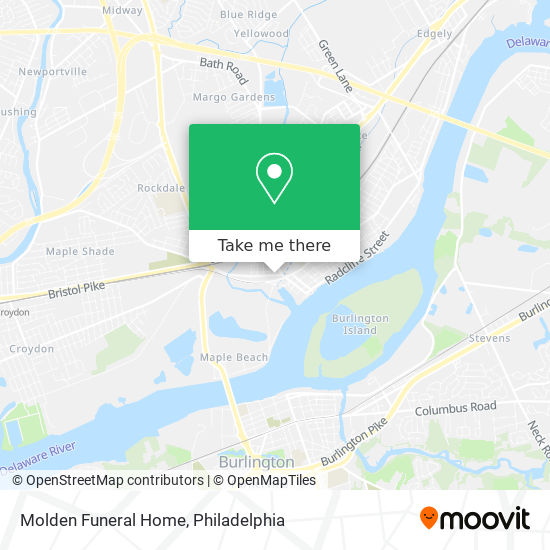 Mapa de Molden Funeral Home