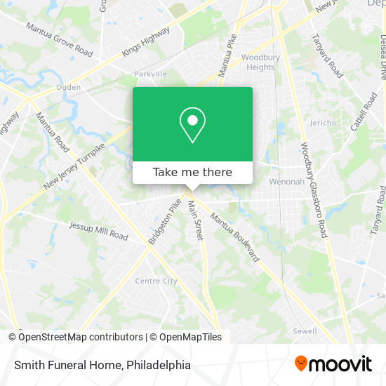 Smith Funeral Home map