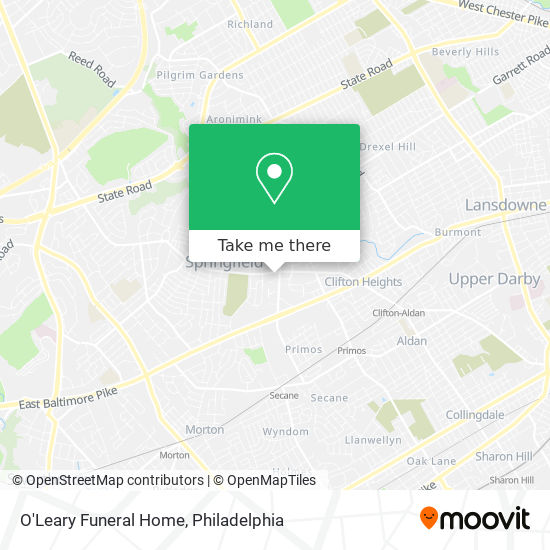 O'Leary Funeral Home map