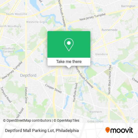 Mapa de Deptford Mall Parking Lot