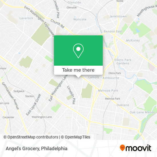 Angel's Grocery map
