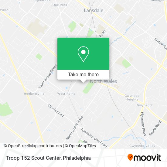 Troop 152 Scout Center map