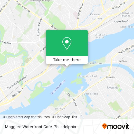 Mapa de Maggie's Waterfront Cafe