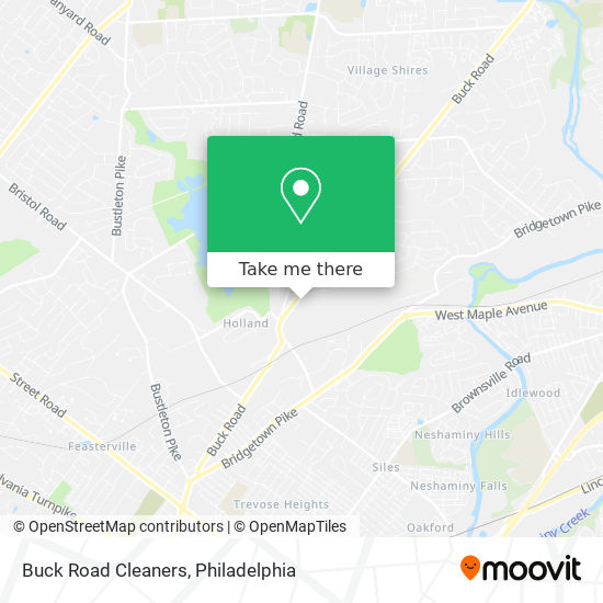 Buck Road Cleaners map
