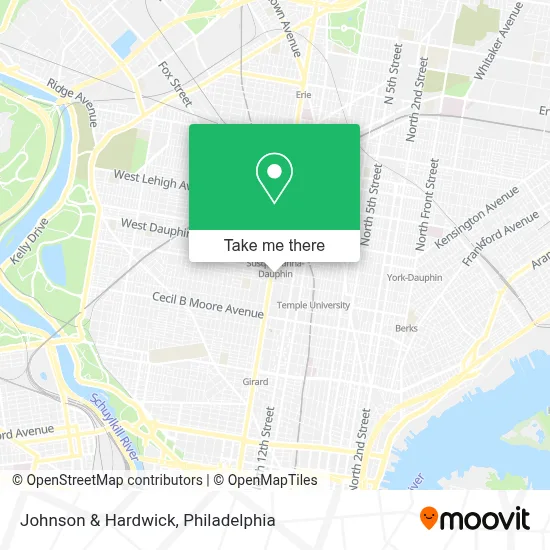 Johnson & Hardwick map