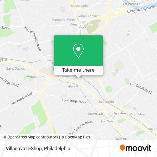 Mapa de Villanova U-Shop