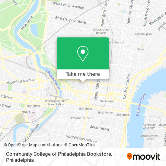 Community College of Philadelphia Bookstore map