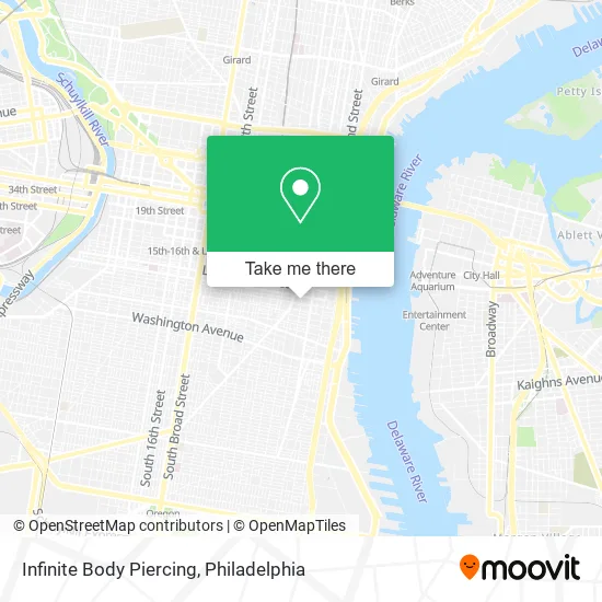 Infinite Body Piercing map