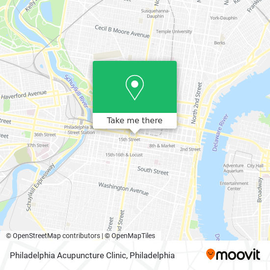 Philadelphia Acupuncture Clinic map