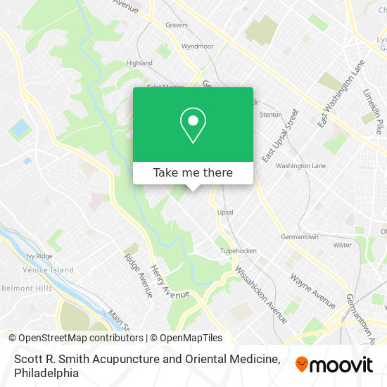 Mapa de Scott R. Smith Acupuncture and Oriental Medicine