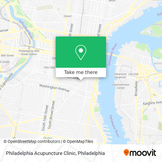 Philadelphia Acupuncture Clinic map