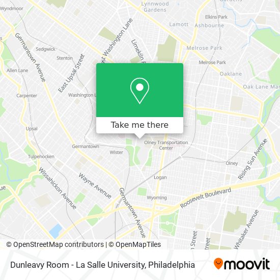 Dunleavy Room - La Salle University map