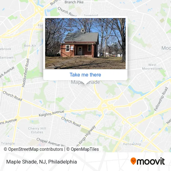 Maple Shade, NJ map
