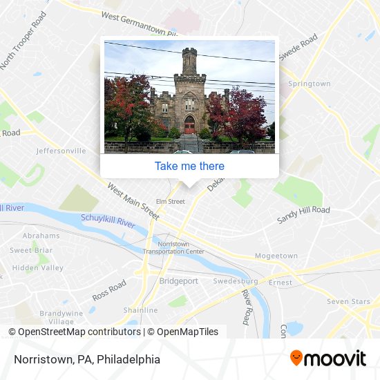 Norristown, PA map