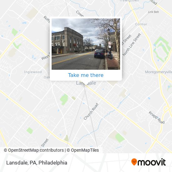 Lansdale, PA map