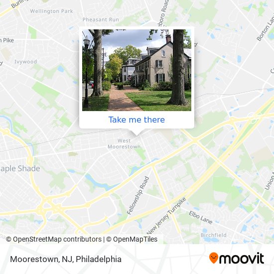 Moorestown, NJ map