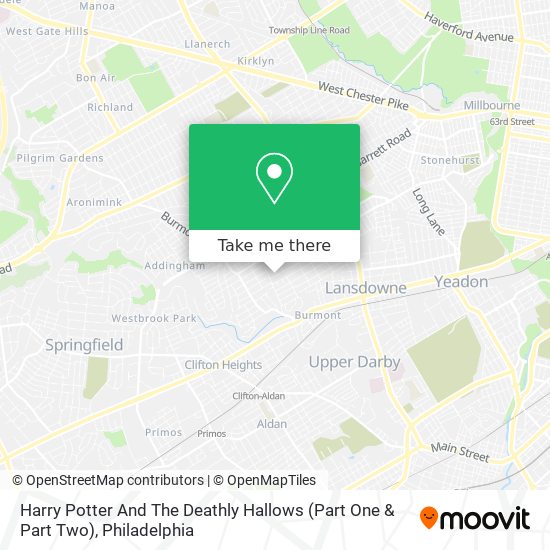 Harry Potter And The Deathly Hallows (Part One & Part Two) map