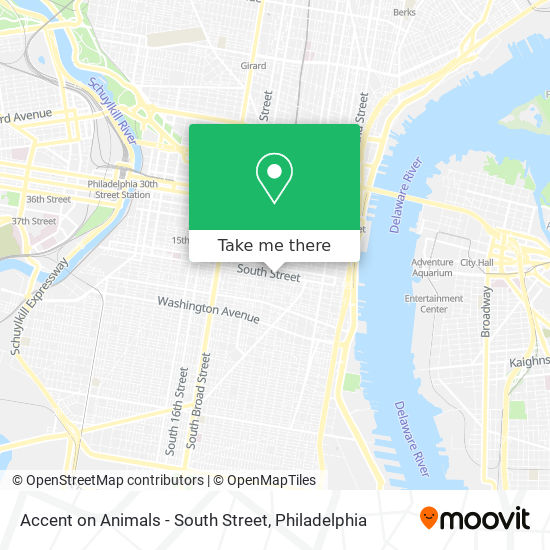 Mapa de Accent on Animals - South Street