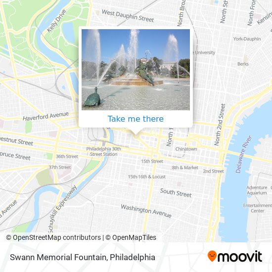 Swann Memorial Fountain map