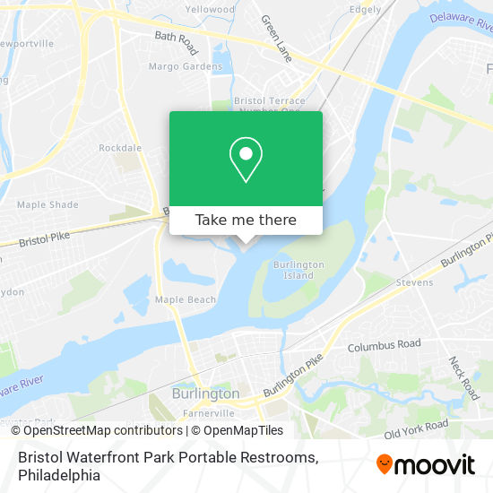 Bristol Waterfront Park Portable Restrooms map