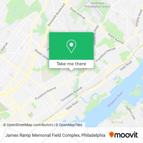 James Ramp Memorial Field Complex map