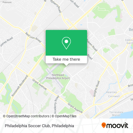 Mapa de Philadelphia Soccer Club