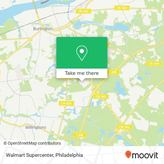 Walmart Supercenter map