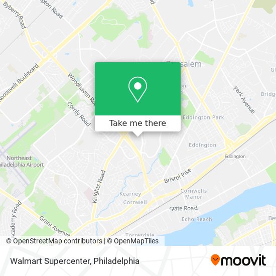 Mapa de Walmart Supercenter