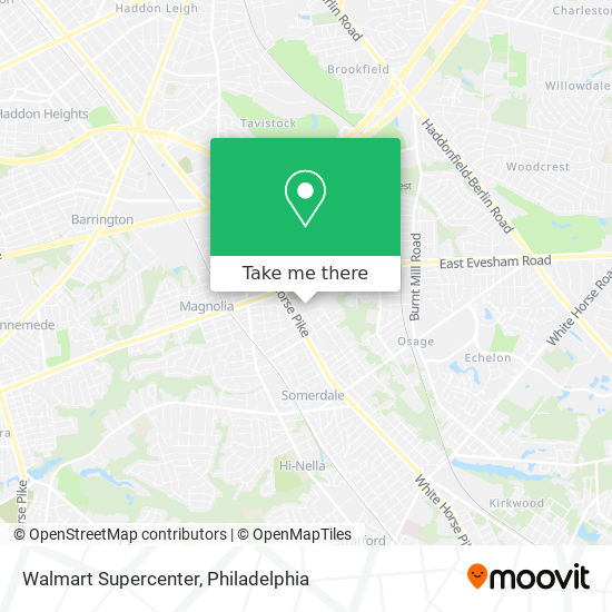 Walmart Supercenter map