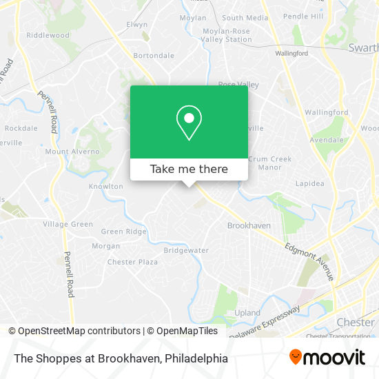 The Shoppes at Brookhaven map