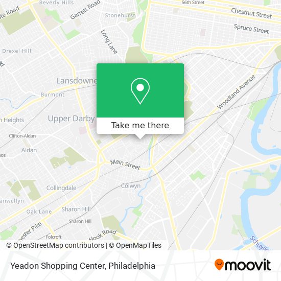 Mapa de Yeadon Shopping Center
