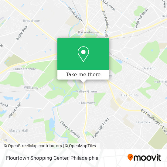 Flourtown Shopping Center map