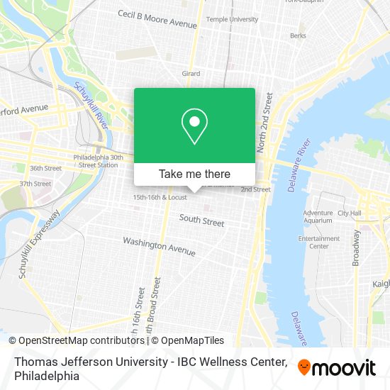 Thomas Jefferson University - IBC Wellness Center map