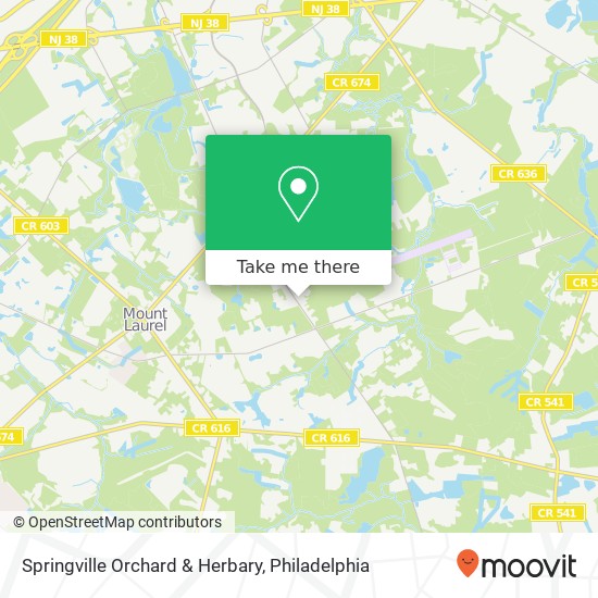 Mapa de Springville Orchard & Herbary