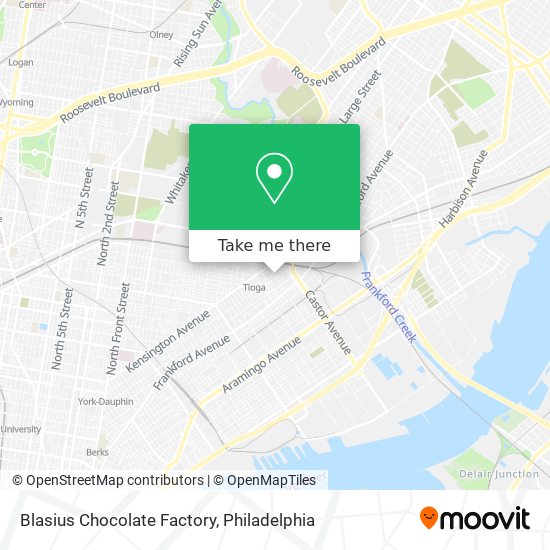 Blasius Chocolate Factory map