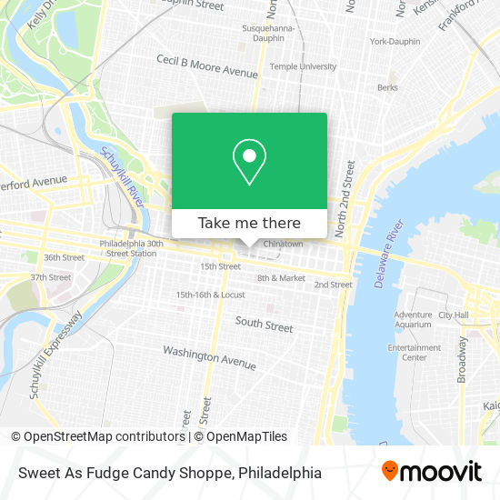 Sweet As Fudge Candy Shoppe map