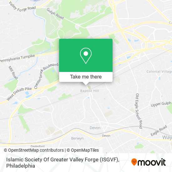 Islamic Society Of Greater Valley Forge (ISGVF) map