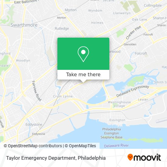 Taylor Emergency Department map